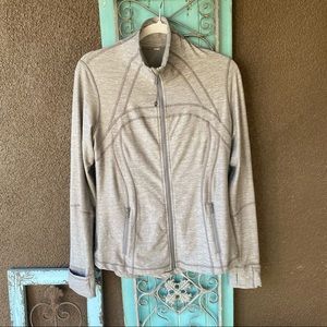 Lululemon Define Jacket Luon Wee Nimbus Gray Zip Up Sz 12